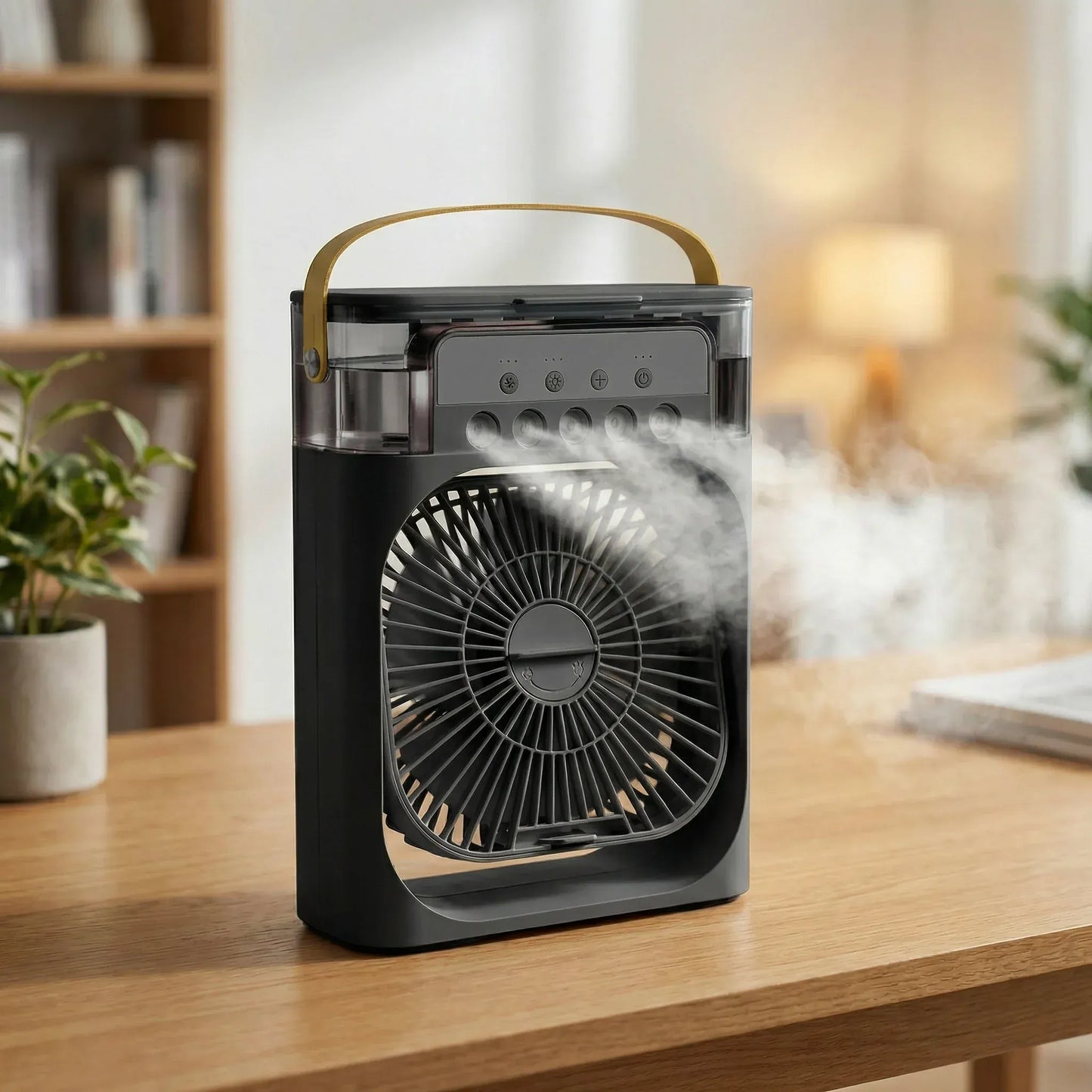 AirPulse | Rafraîchisseur d’Air Portable | Mini Climatiseur Silencieux USB | Ventilateur Humidificateur 3 en 1 Compact