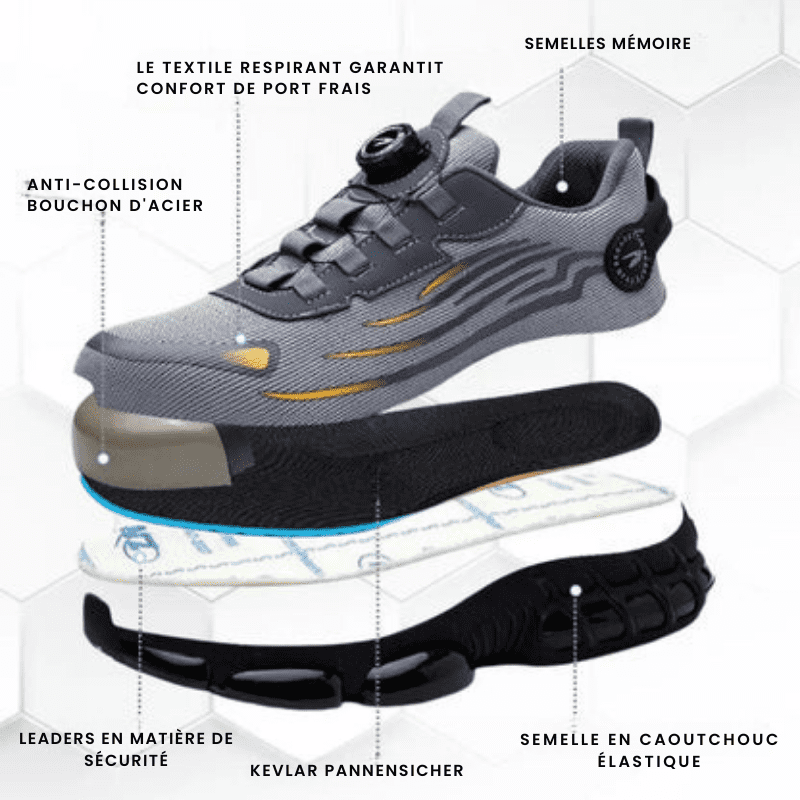 Valchan | Chaussures de sécurité ultralégères Henner Z90