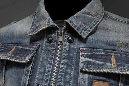 Valchan | Veste en Denim Rétro Carl