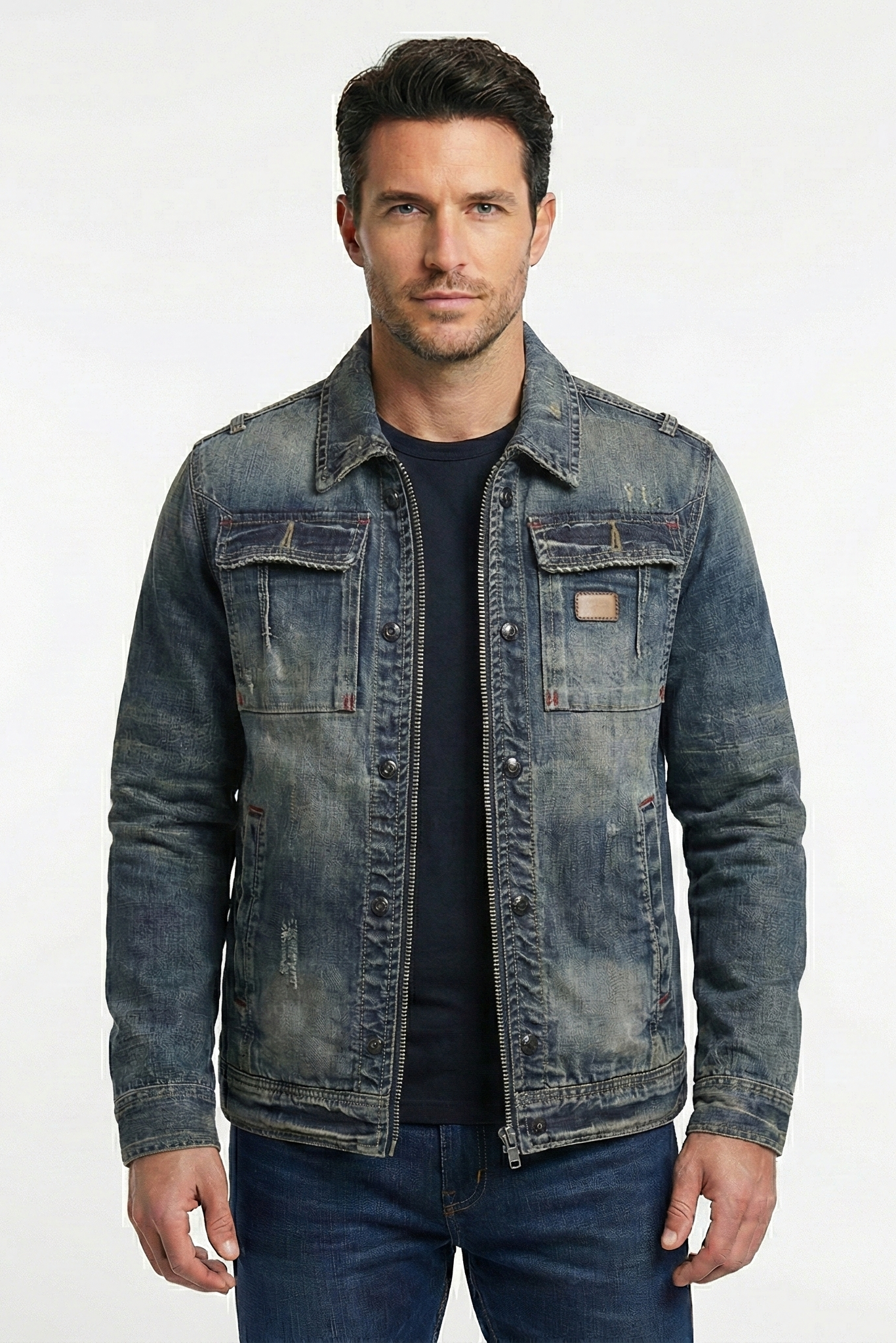 Valchan | Veste en Denim Rétro Carl