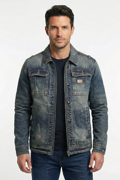 Valchan | Veste en Denim Rétro Carl