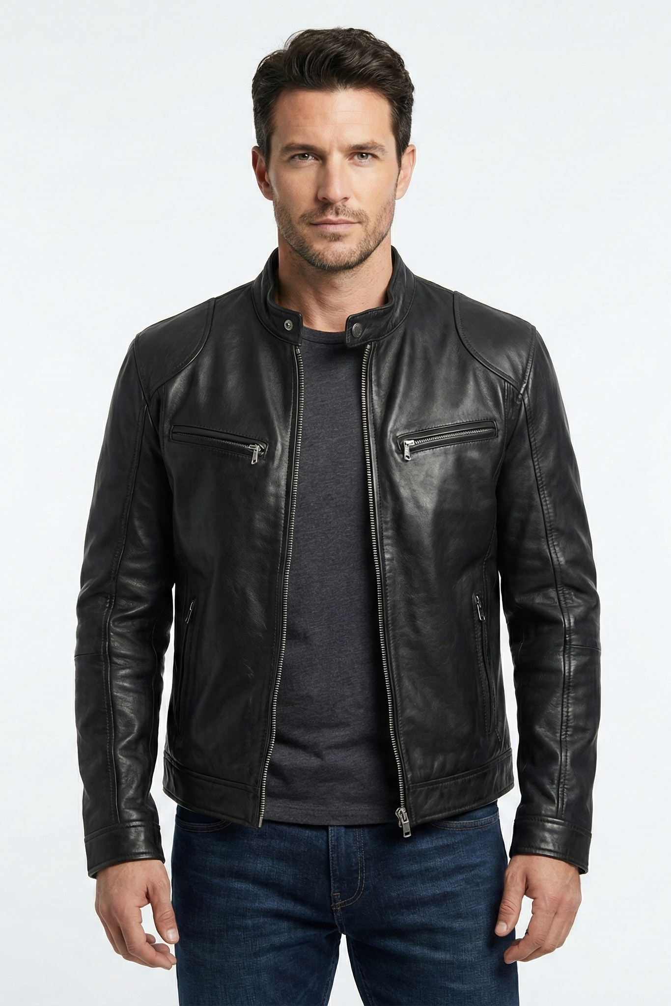 Valchan | Veste en Cuir pour Homme Trenton